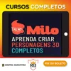 Milo: Aprenda a Criar Personagens 3D Completos - Mascoteria School
